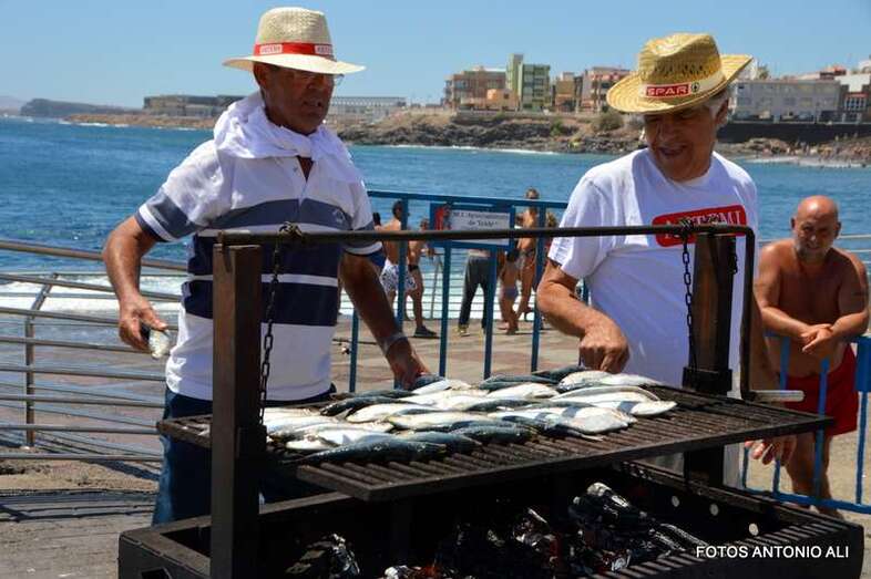 Imagen de archivo de un asadero popular en Melenara (Foto TA)